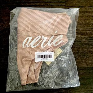 NWT ribbed Aerie high rise bikini bottoms